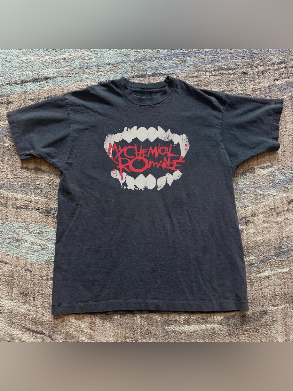 My Chemical Romance Vintage Vampires Fangs Band Tee, Unisex Graphic T-Shirt